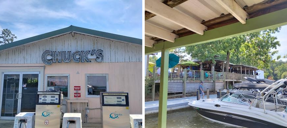 Chuckwalla's Pizza at Chuck's Marina