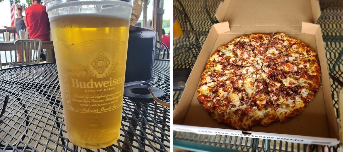 Chuckwalla's Pizza at Chuck's Marina